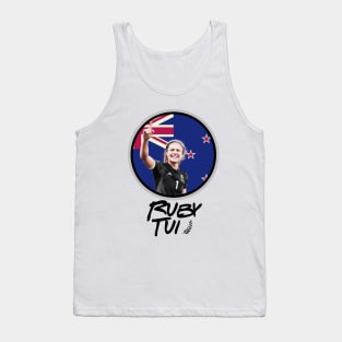 Ruby Tui, New Zealand Rugby icon, kiwi Legend Tank Top